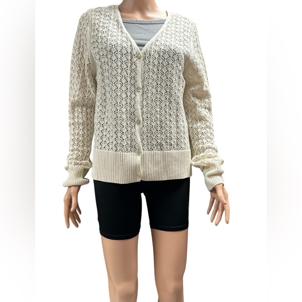 Jaclyn Smith - EC - Vintage Beautiful Button Front Cardigan